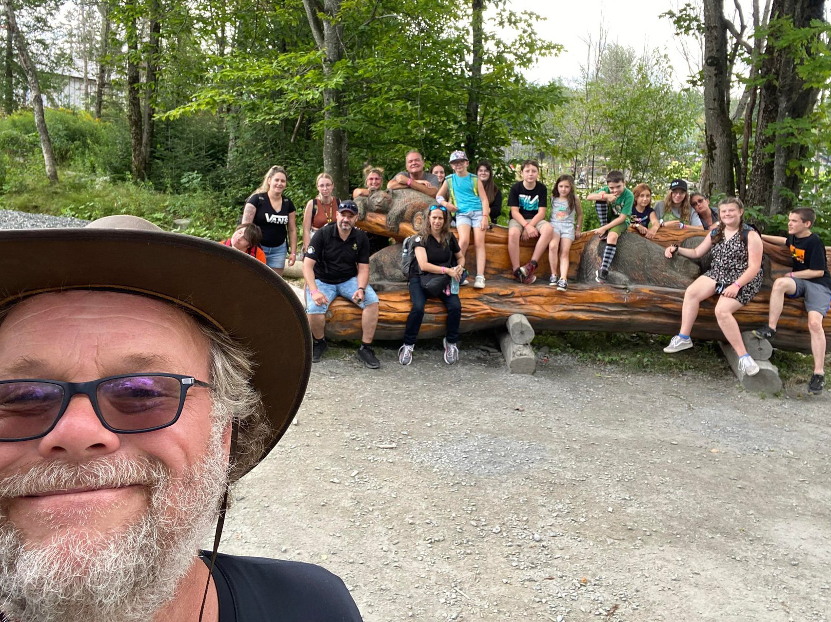 Image du groupe au zoo miller
